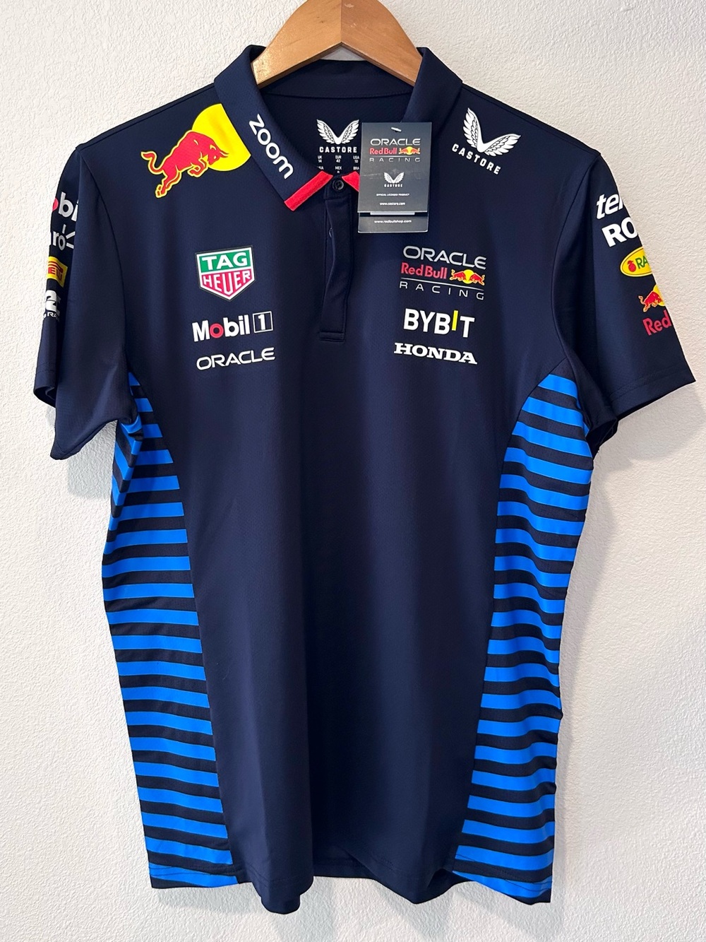 Castore Red Bull Oracle Racing 2024 Team Polo Sporty Fangear NWT Women's Size XL